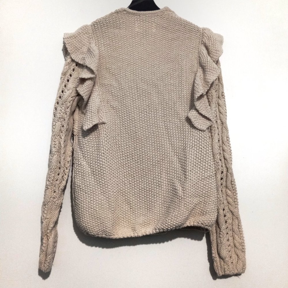 Universal Thread Ruffle Cardigan Cream - Picture 4 of 4